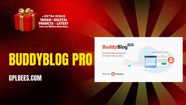Buddyblog Pro At Best Price - Gpl Bees