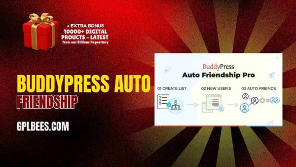 Buddypress Auto Friendship At Best Price - Gpl Bees