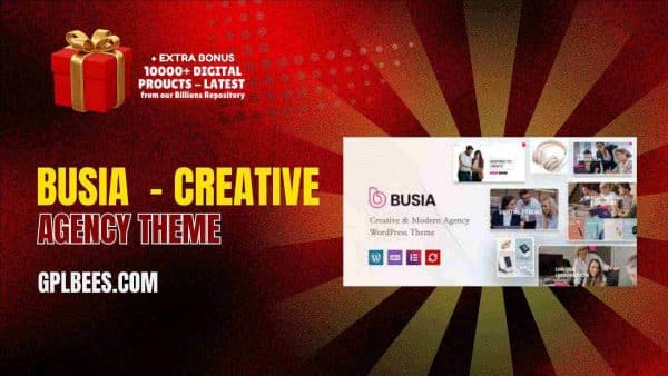 Busia  - Creative Agency Theme At Best Price - Gpl Bees