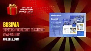 Busima – Business Consultant Elementor Template Kit - Buy GPL 26 at Best Price