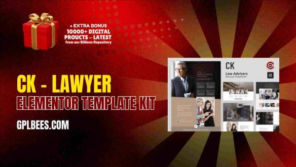 Ck – Lawyer Elementor Template Kit At Best Price - Gpl Bees