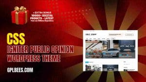 CSS Igniter Public Opinion WordPress Theme - Buy GPL 116 at Best Price