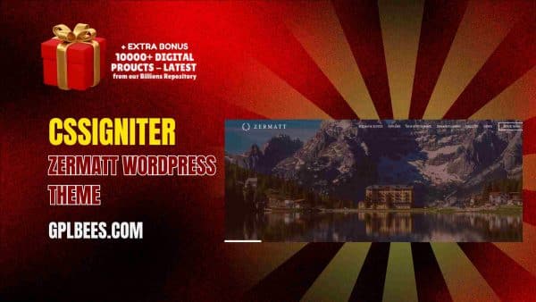 Cssigniter Zermatt Wordpress Theme At Best Price - Gpl Bees