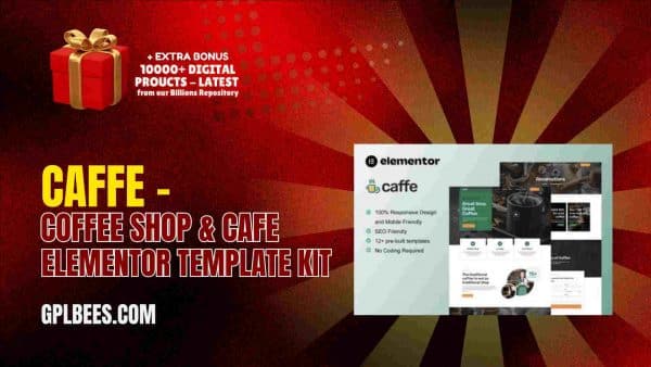 Caffe – Coffee Shop &Amp; Cafe Elementor Template Kit At Best Price - Gpl Bees