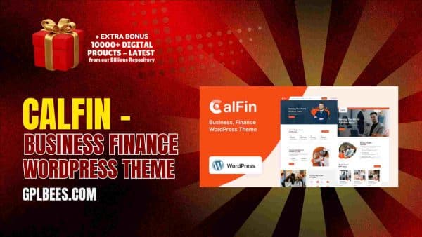 Calfin – Business Finance Wordpress Theme At Best Price - Gpl Bees