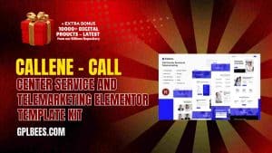 Callene – Call Center Service and Telemarketing Elementor Template Kit - Buy GPL 29 at Best Price