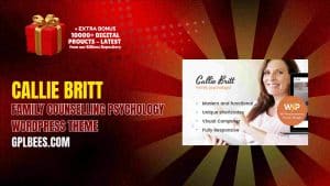 Callie Britt | Family Counselling Psychology WordPress Theme - Buy GPL 18 at Best Price