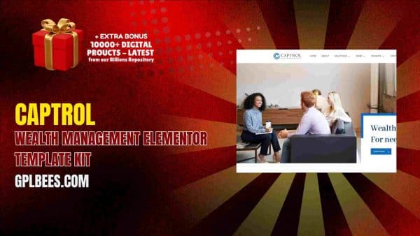 Captrol – Wealth Management Elementor Template Kit At Best Price - Gpl Bees