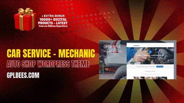 Car Service – Mechanic Auto Shop Wordpress Theme At Best Price - Gpl Bees