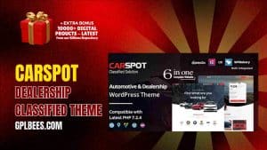 CarSpot Dealership Classified Theme - Buy GPL 82 at Best Price