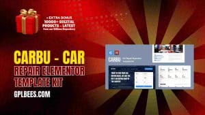 Carbu – Car Repair Elementor Template Kit - Buy GPL 30 at Best Price