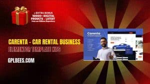 Carenta – Car Rental Business Elementor Template Kits - Buy GPL 30 at Best Price