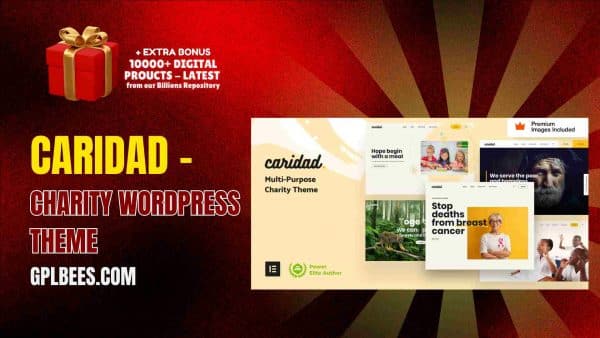 Caridad – Charity Wordpress Theme At Best Price - Gpl Bees
