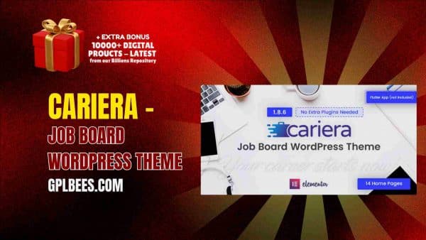 Cariera – Job Board Wordpress Theme At Best Price - Gpl Bees
