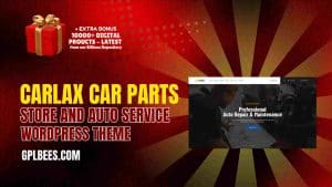 Carlax Car Parts Store and Auto Service WordPress Theme - Buy GPL 18 at Best Price