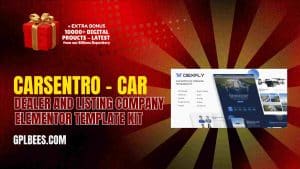Carsentro – Car Dealer and Listing Company Elementor Template Kit - Buy GPL 32 at Best Price