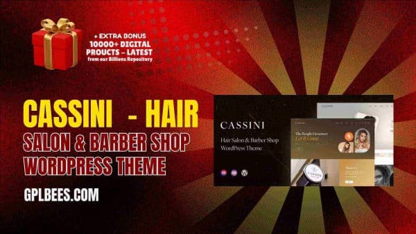 Cassini  - Hair Salon &Amp; Barber Shop Wordpress Theme At Best Price - Gpl Bees