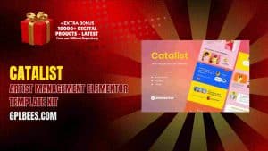 Catalist – Artist Management Elementor Template Kit - Buy GPL 33 at Best Price