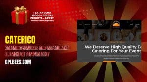 Caterico – Catering Services and Restaurant Elementor Template Kit - Buy GPL 33 at Best Price