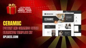 Ceramiic – Pottery and Ceramics Studio Elementor Template Kit - Buy GPL 33 at Best Price