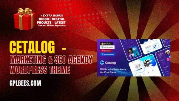 Cetalog  - Marketing &Amp; Seo Agency Wordpress Theme At Best Price - Gpl Bees