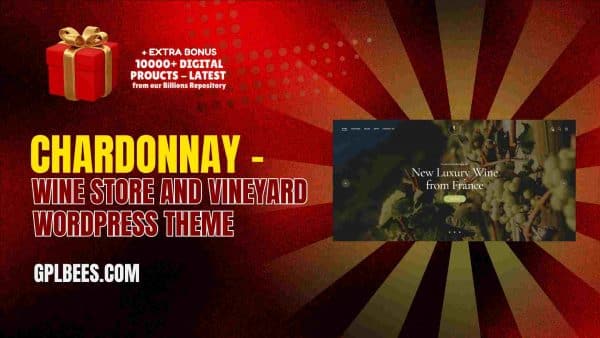 Chardonnay – Wine Store And Vineyard Wordpress Theme At Best Price - Gpl Bees