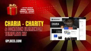 Charia – Charity & Donation Elementor Template Kit - Buy GPL 34 at Best Price