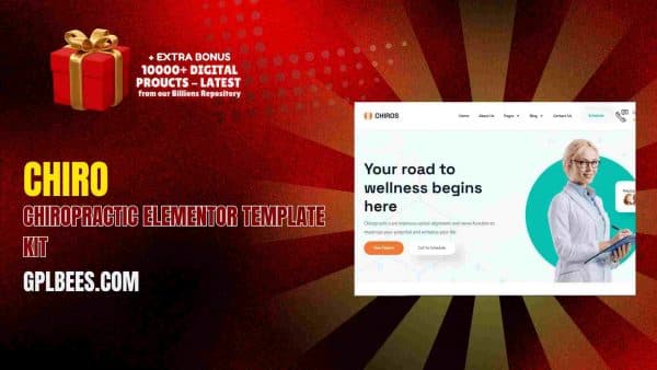 Chiros – Chiropractic Elementor Template Kit At Best Price - Gpl Bees