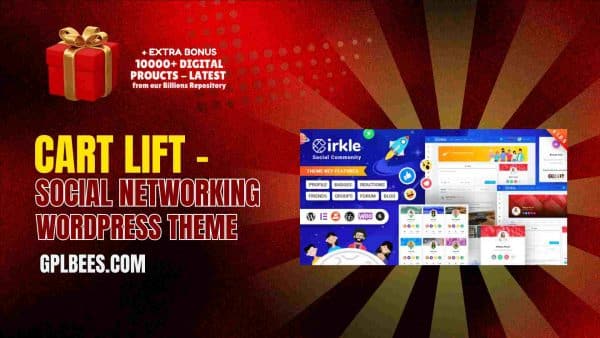 Cirkle – Social Networking Wordpress Theme At Best Price - Gpl Bees