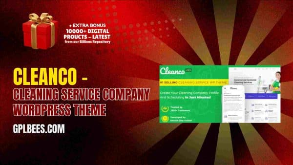 Cleanco – Cleaning Service Company Wordpress Theme At Best Price - Gpl Bees