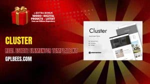 Cluster – Real Estate Elementor Template Kit - Buy GPL 48 at Best Price
