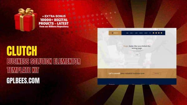 Clutch – Business Solution Elementor Template Kit At Best Price - Gpl Bees