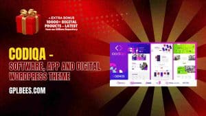Codiqa – Software, App and Digital WordPress Theme - Buy GPL 19 at Best Price