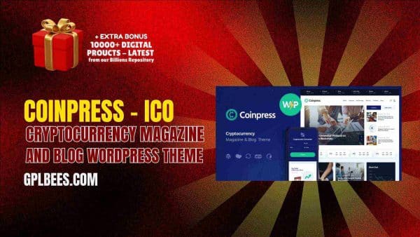 Coinpress – Ico Cryptocurrency Magazine And Blog Wordpress Theme At Best Price - Gpl Bees
