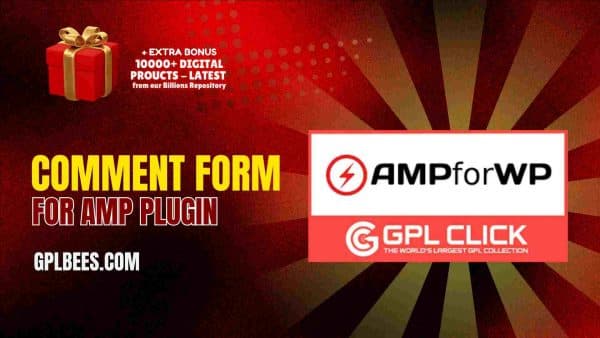 Comment Form For Amp Plugin At Best Price - Gpl Bees