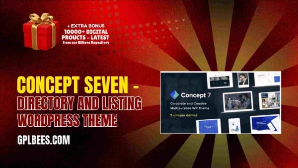Concept Seven – Responsive Multipurpose Wordpress Theme At Best Price - Gpl Bees