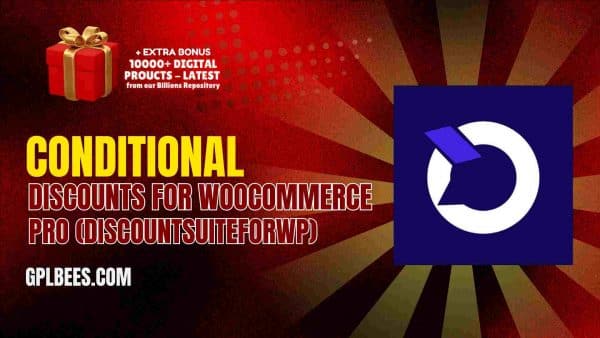 Conditional Discounts For Woocommerce Pro (Discountsuiteforwp) At Best Price - Gpl Bees