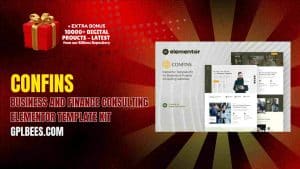 Confins – Business and Finance Consulting Elementor Template Kit - Buy GPL 50 at Best Price