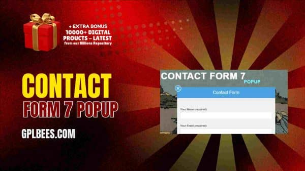 Contact Form 7 Popup At Best Price - Gpl Bees