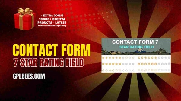 Contact Form 7 Star Rating Field At Best Price - Gpl Bees