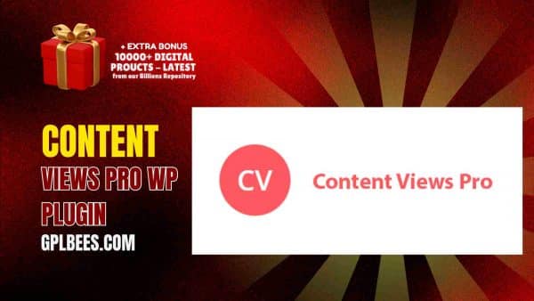 Content Views Pro Wp Plugin At Best Price - Gpl Bees