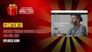 Contenta – Content Writing Services Elementor Pro Full Site - Buy GPL 51 at Best Price