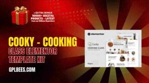 Cooky – Cooking Class Elementor Template Kit - Buy GPL 41 at Best Price