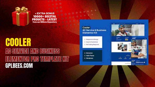 Cooler – Ac Service And Business Elementor Pro Template Kit At Best Price - Gpl Bees