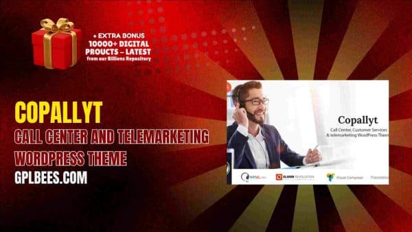 Copallyt – Call Center And Telemarketing Wordpress Theme At Best Price - Gpl Bees