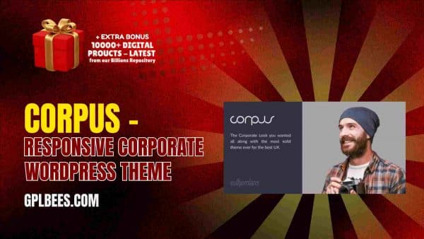 Corpus – Responsive Corporate Wordpress Theme At Best Price - Gpl Bees