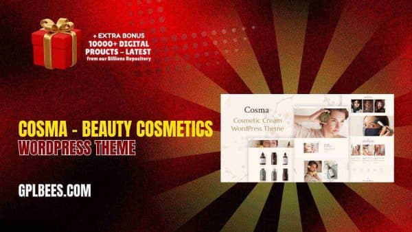 Cosma – Beauty Cosmetics Wordpress Theme At Best Price - Gpl Bees