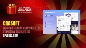 Crasoft – SaaS and Tech Startup Company Elementor Template Kit - Buy GPL 55 at Best Price