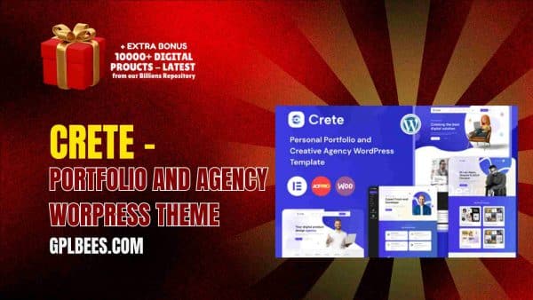 Crete – Portfolio And Agency Worpress Theme At Best Price - Gpl Bees