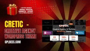 Cretic  - Creative Agency WordPress Theme - Buy GPL 3 at Best Price